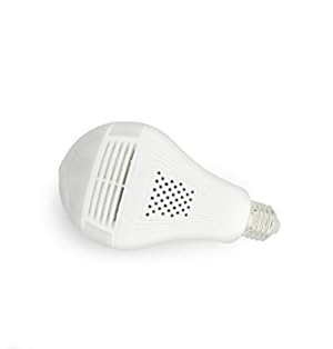 Cámara Panorámica con Forma De Bombilla De 360 ​​Grados Cámara Inalámbrica WiFi Monitor Remoto Casa Móvil Red Inteligente HD Cámara De Bombilla A Todo Color