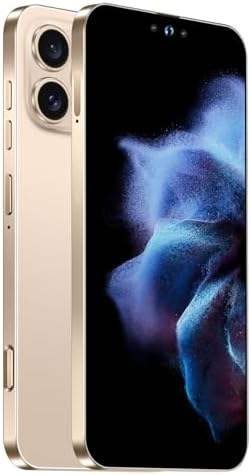 15ProMax 5G Unlocked Smartphone,12GB+512GB Fully Cell Phone for Android 14, 6.8" Unlocked Cell Phone, 6800mAh, 48MP+108MP Dual Camera/Dual SIM/Fingerprint Lock/Face (Desert Titanium)