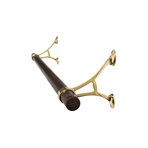 Horse Fare Products Brass and Wood Blanket Bar Cover