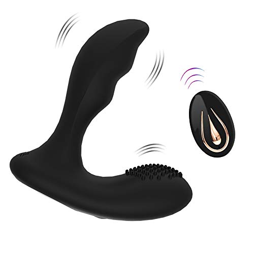 Electric Prostrate Massager with Remote Control,10 Vibration Modes Waterproof Stimulator Toys for Man