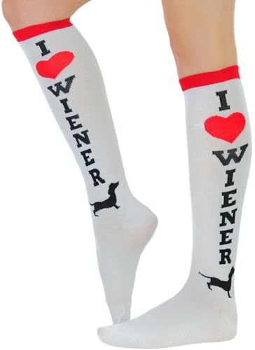 ToBeInStyle Women's Acrylic Knee High Print Socks