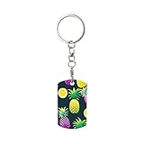 Taille appropriée : le porte-clés par sublimation a un diamètre de 3 cm de largeur, 5 cm de hauteur, ce qui est adapté pour le transport, que ce soit dans votre poche ou votre sac, et ajoute une couleur vive à votre porte-clés simple.