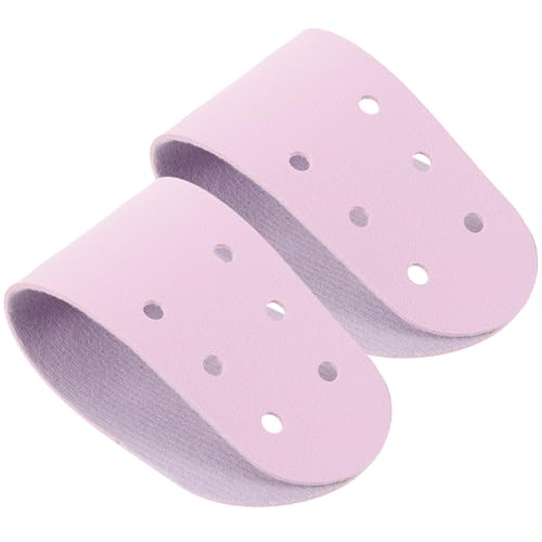 Garneck Protège-Orteils en Matière Synthétique Violet pour Patins à roulettes, 1 Paire, Protection Anti-Friction et Amortissement, Accessoire Léger et Portable Adapté aux Rollers,