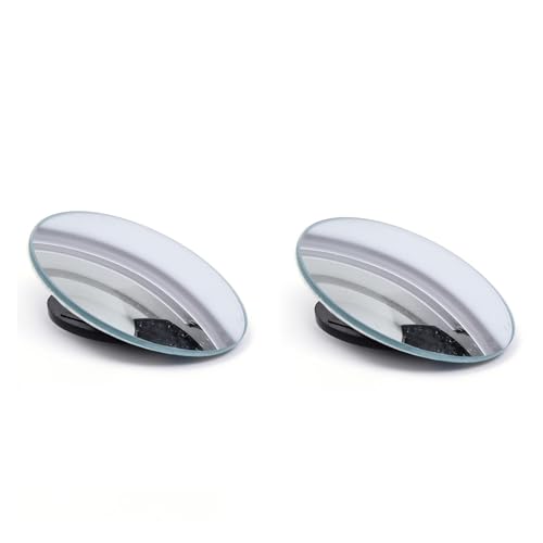 Motorbike Mirror 2pcs Car Blind Spot Mirror Frameless Auxiliary Rearview Mirror Auto Motorcycle Universal Wide Angle Adjustable Small Mirrors