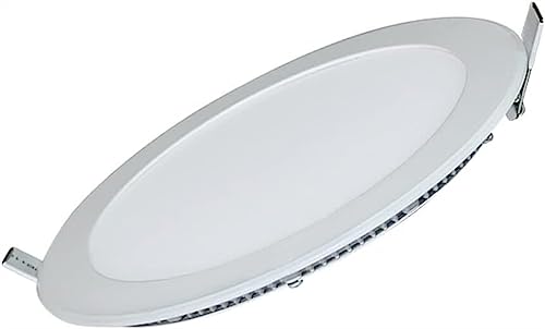 SSDDLZEQ Iluminación Robusto No Strobe Ultra-Delgado LED Downlight Aluminio Ahorro de energía Embedded Foco Integrado Hogar Interior Empotrable(White-Light,18w)
