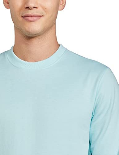 Image of The Indian Garage Co Men Regular Fit Solid Crew Neck Overhead Sweatshirt