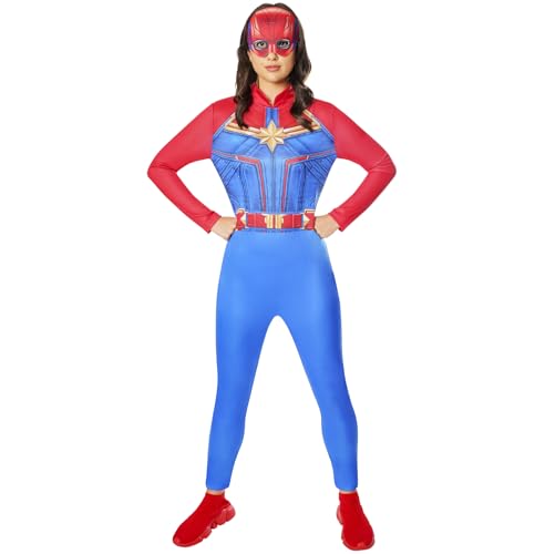 RUBIE'S Marvel officiel - Déguisement Captain Marvel pour adulte - Taille M Carnaval