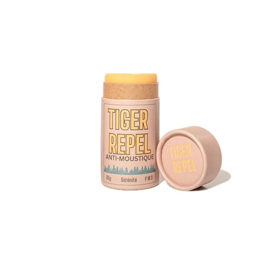 TIGER REPEL Stick Anti Moustique Tropical | Répulsif Naturel au Citriodiol | Sans DEET |...