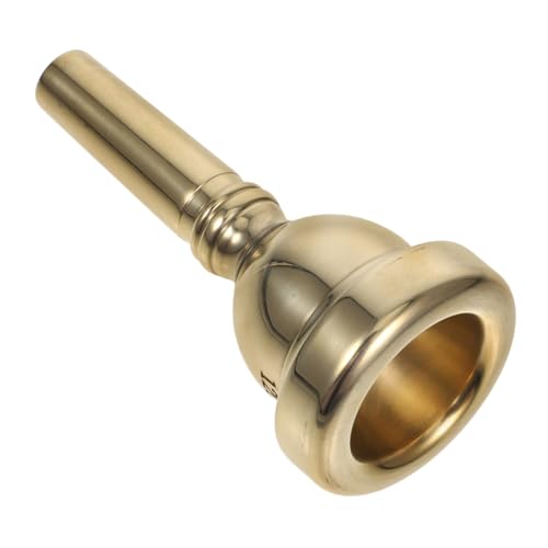 Toddmomy Universal Trombone Mouthpiece 12c Metal Zinc Alloy Fit for Trombone Musical Instrument Component