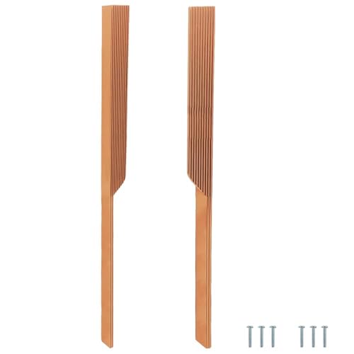 Image of VOLO Cabinet Handle - Multi-Use Pull Handle for Wardrobes, Drawers, Sliding Closets, and Doors in Kitchen, Office, Bedroom (SAC-59) (1 Pair Left & Right) (Rose Gold, 900MM (36 Inch))