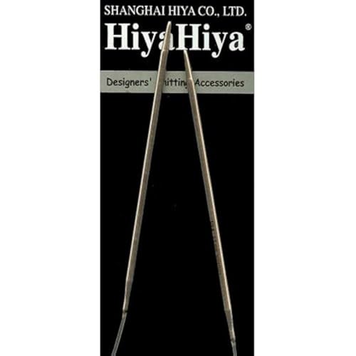 HiyaHiya Circular 24 inch (61cm) Steel Knitting Needle Size US 2 (2.75mm) HISTCIR24-2