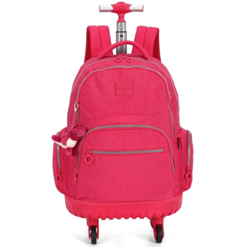 Mochila 4 Rodinhas Giro 360 Crinkle Notebook Up4you Pelucia MC47157UP Pink