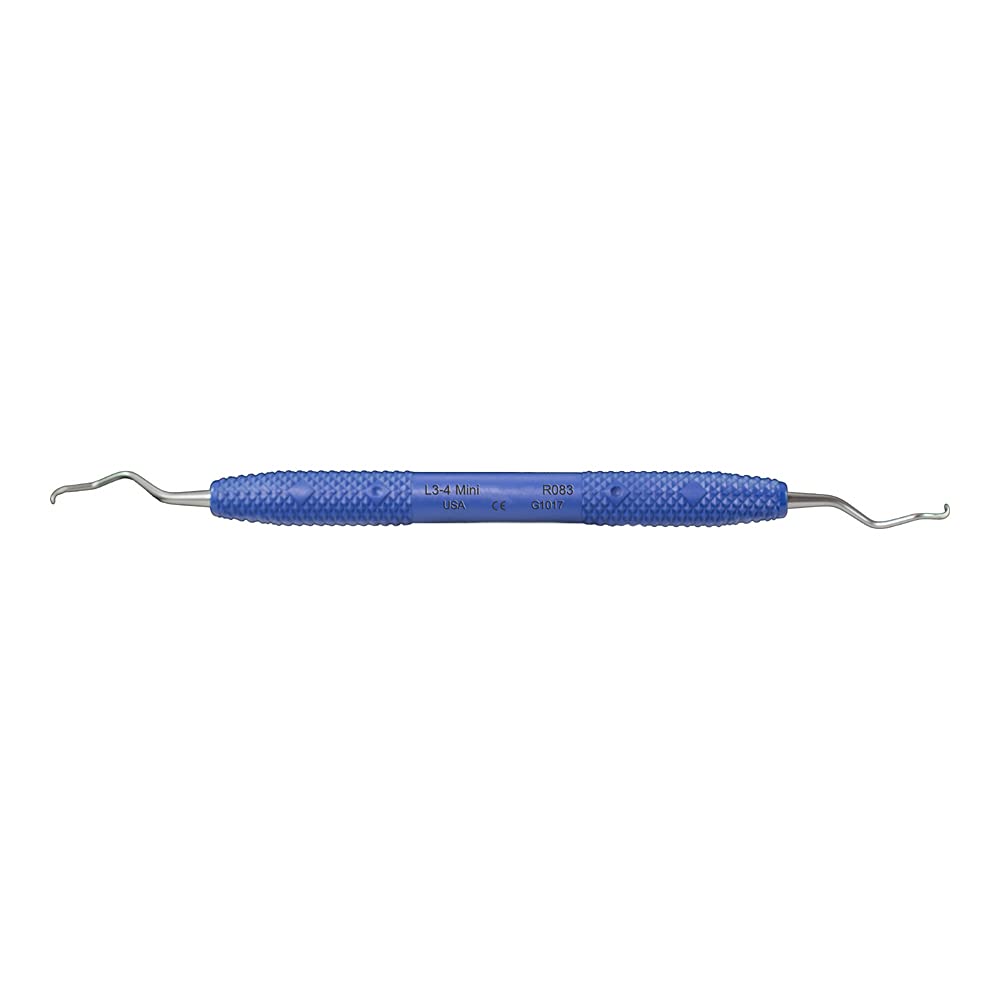 PDT R083 Universal Curette, 3/4 Langer, Mini, Double End, Nautical Blue