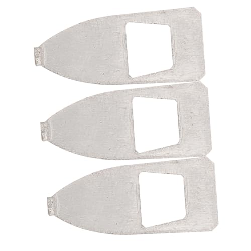 HEMOTON Cello Bow Tips Metal for Cello Repair Kit 3 Pieces Smooth Wear-resistant for Musicians