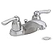 Moen 4925BC Chateau Two-Handle Lavatory Faucet with Drain Assembly, Brushed Chrome by Moen