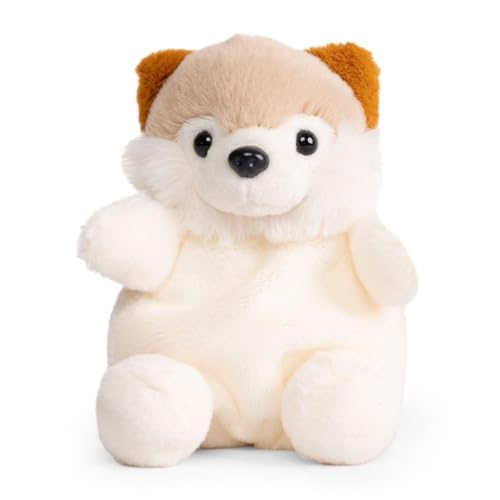 Little Living Nature Snugglies Chien Shiba Inu – Jouet en Peluche Doux pour Enfants, Poupée Chien Câline, Animal en Peluche