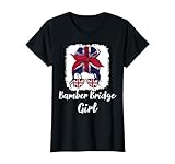 bamber bridge vs south shields Gran regalo para mujeres, niñas, mamá, esposa, hermana que vive en Bamber Bridge o ama viajar a Bamber Bridge para sus vacaciones de verano o vacaciones familiares. Camisetas Bamber Bridge para niñas para entusiastas del Reino Unido, Gran Bretaña.
