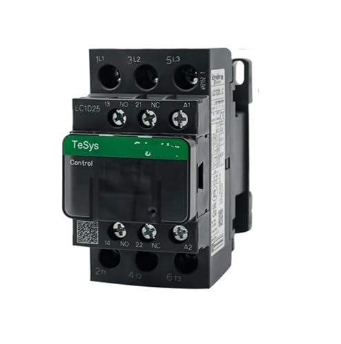 Contacteur AC tripolaire LC1D25 380V noir relais inverseur moteur 3PLC1D25