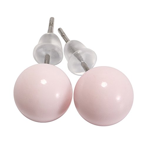 8mm 10 pairs colors Assorted Mixed Imitation Round Pearl Earrings Studs Holiday gifts for Women and girls4