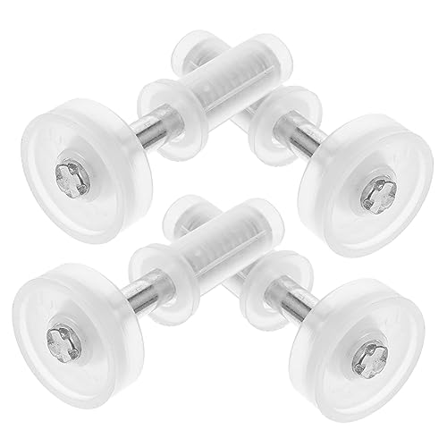 Tofficu kit de herrajes pivotantes para puerta plegable de 4 piezas para clóset acero inoxidable y bisagras operación suave para puertas dobles plegables fácil de instalar previene hundimiento miniatura 1