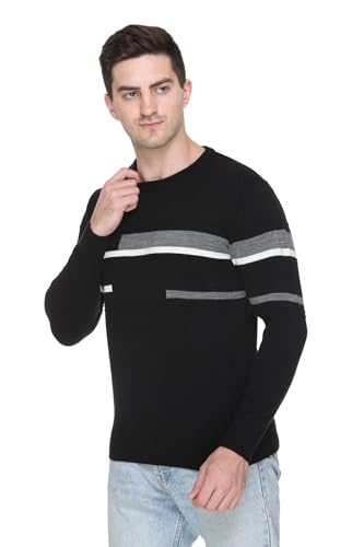 Image of GODFREY Full Sleeve Woolen Sweater for Man Winter Wear - Round Neck Pullover Regular Fit