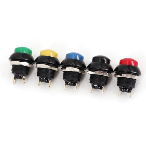 Botón de joystick sustituto con interruptor momentáneo PA12 de dos pines 4
