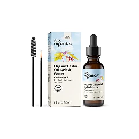 Sky Organics Bio Rizinusöl - Rizinusöl Wimpern & Brauen Serum Cover