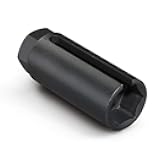 Oxygen Sensor Socket with Side Wire Cutout 3/8” Inch Drive x 7/8” (22mm) fits All Vehicle O2 Removal and Installation Offset Oxygen Sensor Socket