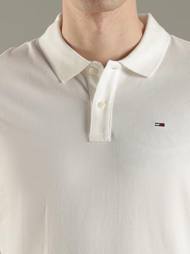 Image of Solid Slim Fit Cotton Polo T-Shirt