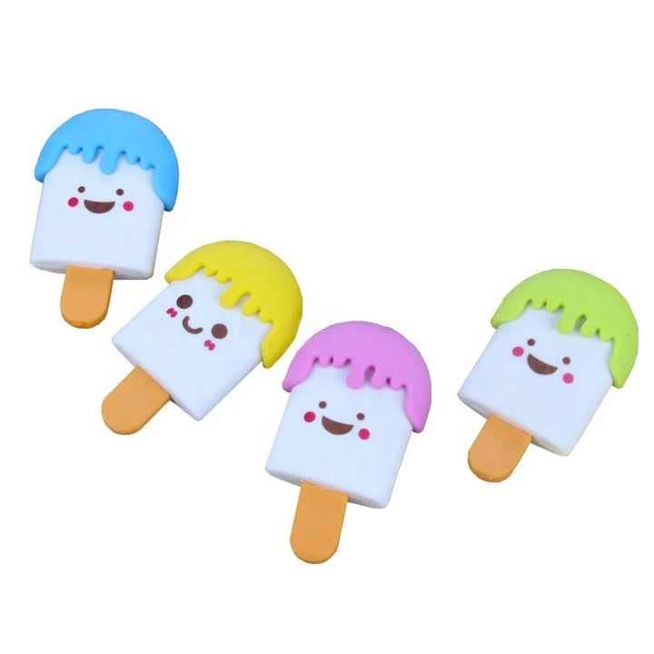 AK Store (Pack of 4) 3D Cute Ice Cream Shape Rubber Pencil Erasers, Stationery for Kids School Boys Girls, Birthday Return Gifts (B0BJ7RF5H8) Amazon Price History, Amazon Price Tracker