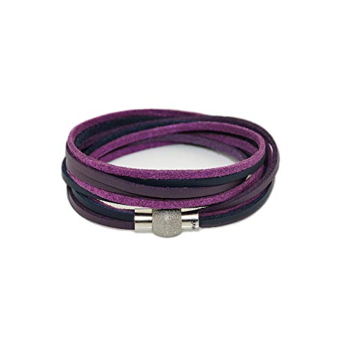 Preisvergleich Produktbild kOmMa5 Design Wickel-Armband Unisex, Fiona Glitzer, M