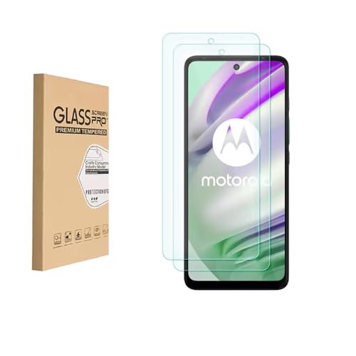 Shunwige [2 PCS] Protector de pantalla de vidrio templado,Diseñado para Moto G60/G40 Fusion,Cristal templado/Resistente a arañazos/Cubre sólo el área de la pantalla