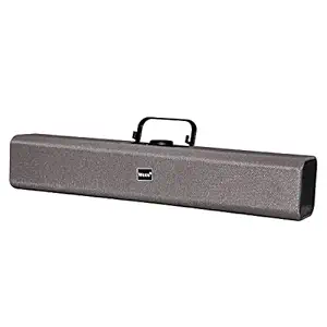 King Shine Bluetooth Wireless Portable Speaker 5.0 Soundbar with 5W RMS, Upto 5 Hrs Playtime Aux/USB Port/SD Card Cinematic Sound 2.1CH with Built-in Subwoofer and Bass (Grey)