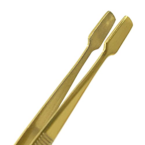 CATSELURRY Eyebrow Tweezer Slant Flat Tip Closed Clamp Face Eye Hair Remover False Eyelash Extension Eyelid Sticker Applicator - Image 7