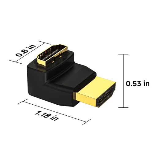 Adaptador HDMI de 270 grados 6 unidades miniatura 3