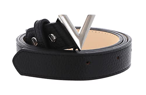 VALENTINO Forever Belt W90 Nero / Argento - kürzbar