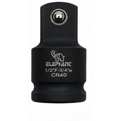 Image of Elephant Impact Socket Adapter and Reducer Use with Impact Wrenches and Drills in Auto and Impact Driver Construction Work (Impact Adaptor) (IA03)