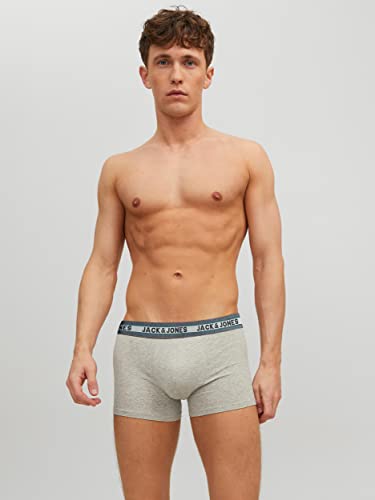 JACK & JONES Herren JACOLIVER Trunks 5 Pack, Light Grey Melange/Pack C, S 2