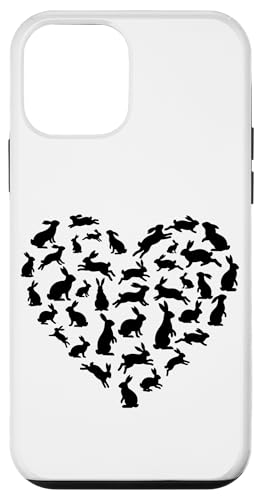 �n�[�g�`�̃E�T�M�̃V���G�b�g�o�j�[�A�j�}���A�[�g �X�}�z�P�[�X iPhone 12 mini �p