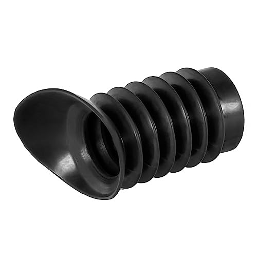Optics Eyepiece Protector, Rubber Eye Recoil Cover Protector Flexible Scope Lens Extender Cover for Airsoft Rifle Scope Telescope