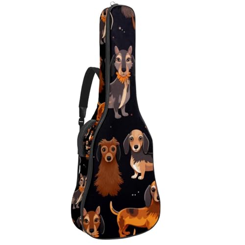 Étui guitare acoustique rembourré anti-choc et étanche pour éviter les rayures