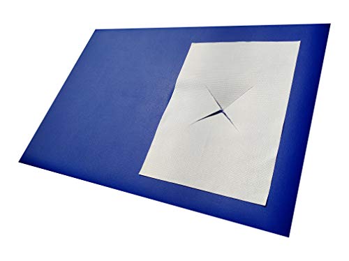 Saxmat.de XXL-Nasenschlitztücher/Gesichtsauflagen: 220 Stück 40 x 30 cm aus Premium-Airlaid-Zellstoff für Massageliegen Cover