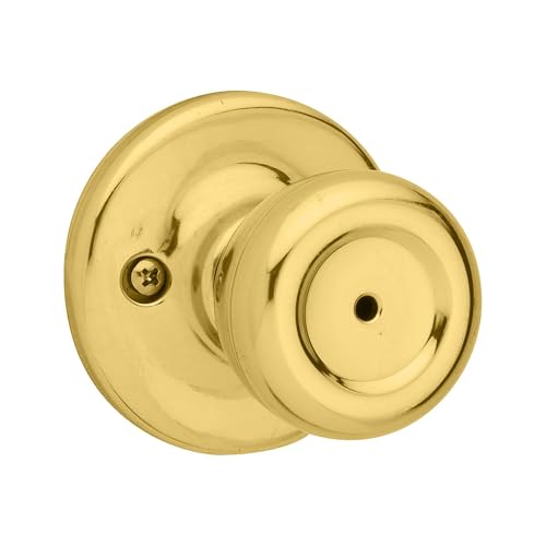 Kwikset Mobile Home Interior Privacy Door Knob with Lock, Door Handle For Bathroom and Bedroom...