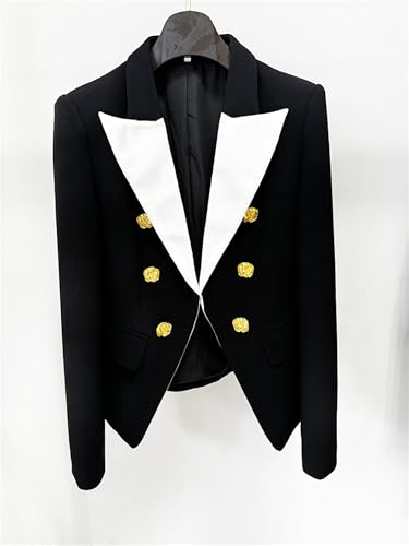 Women Blazer 2025 Long Sleeve Ladies Black Blazer Coat Vintage Fashion Slim Suit Jacket2