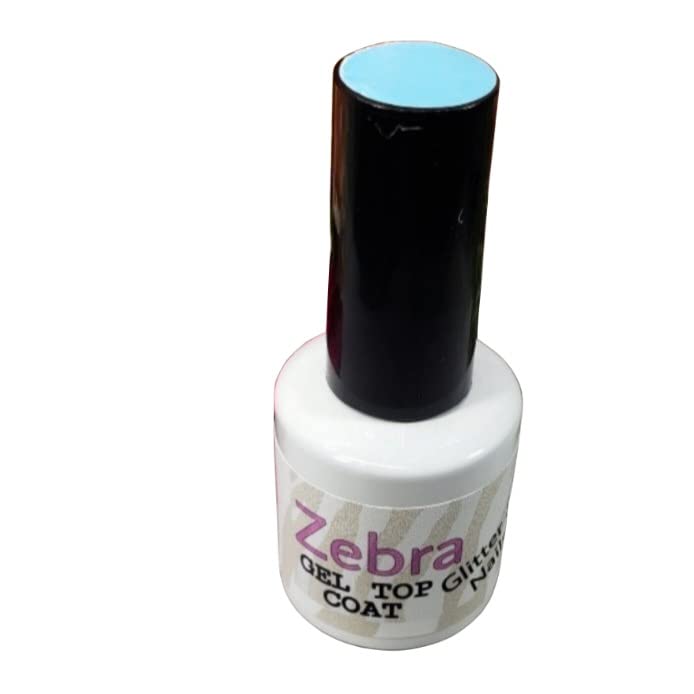 Zebra Glitter & Nails Co. Nail Gel Liquids (2 oz, Clear Gel Top Coat)