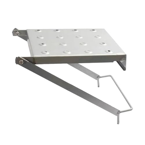 Ladder Work Platform Extension Anti-Slip Ladder Platform Ladder Tray for Painters Holds 400 Pound 17 x12 Inch