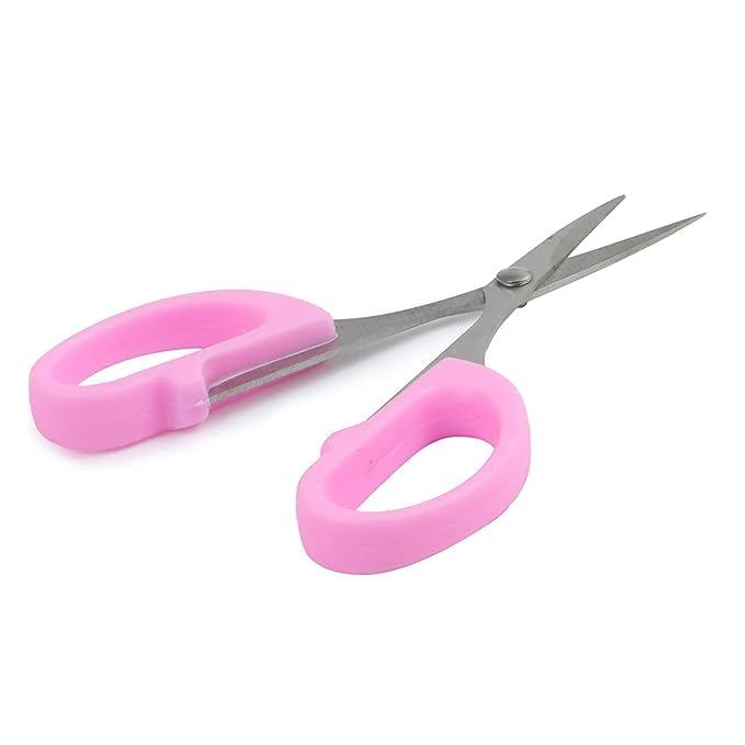 BOSCO® Small Stainless Steel Scissors – Pack of 3 – 4-Inch All-Purpose Sharp Blade Scissors for Home, Office, Craft, Grooming & Kitchen Use – Ergonomic Handle – Multicolour