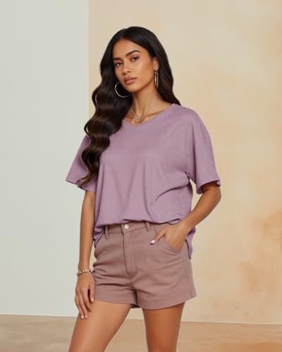 HLTPRO 3 Pack Oversized Tshirts for Women - Loose Fit Baggy Workout Tops Casual Summer Beach Vacation Plus Size Clothing2