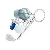 KieTeiiK Llavero Para Amantes Del Golf Regalo Con Diseños Humorísticos Dije Para Mochila Aleación De Zinc Elegante Accesorio Para Llaves Para Uso Diario Regalo Para Golfistas