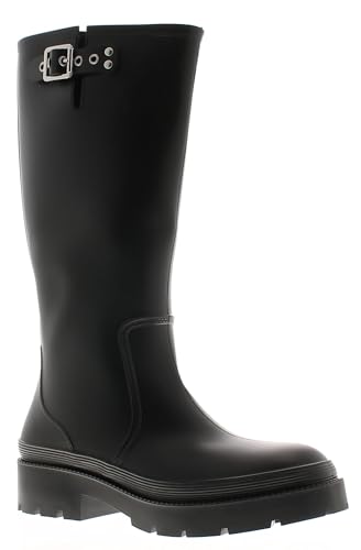 Platino Botas de agua Spray para mujer, Black, 41 EU